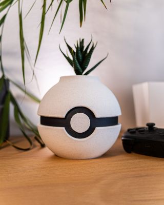 🌟🕹️ Zrodila se Pokéballová váza! 🎥✨ Tenhle Marble filament od @aurapol3D vypadá prostě skvěle 🎨 #3Dtisk #3Dprint #prusa...